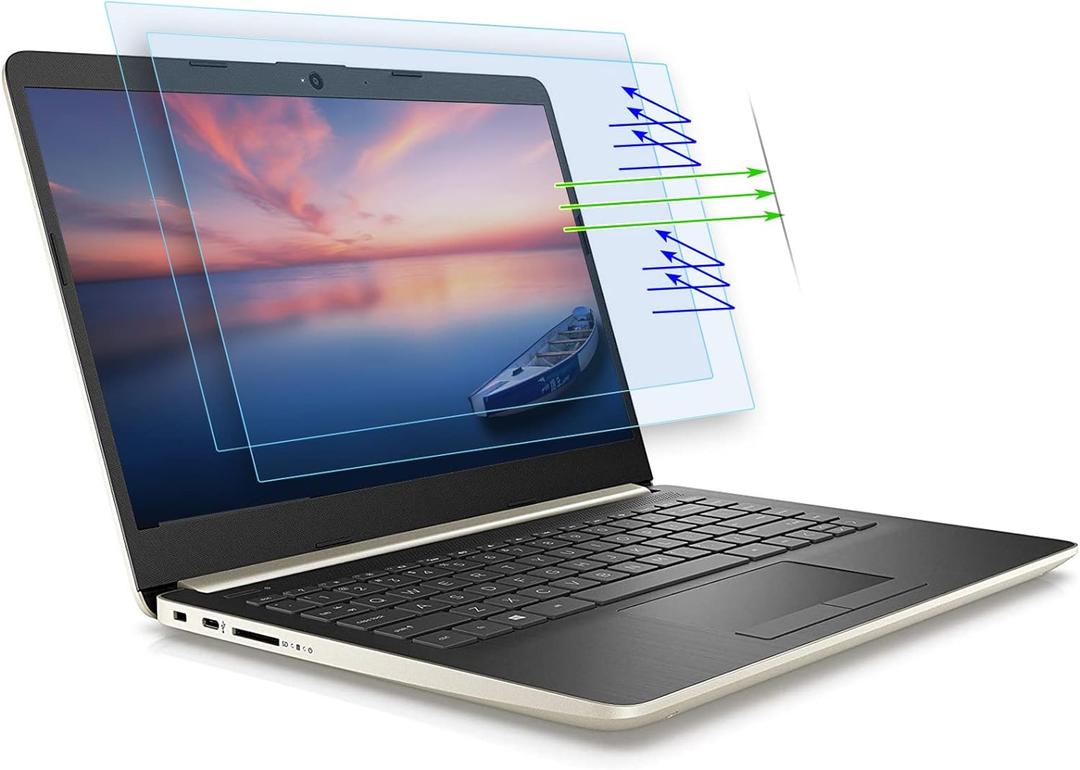 (2PCS Pack) HP 14 inch Laptop Screen Protector Anti Blue Light Glare for HP 14" Laptop/HP Pavilion X360 14/HP Chromebook 14/HP Stream 14/HP ProBook 14, Eye Protection Computer Monitor Screen Protector