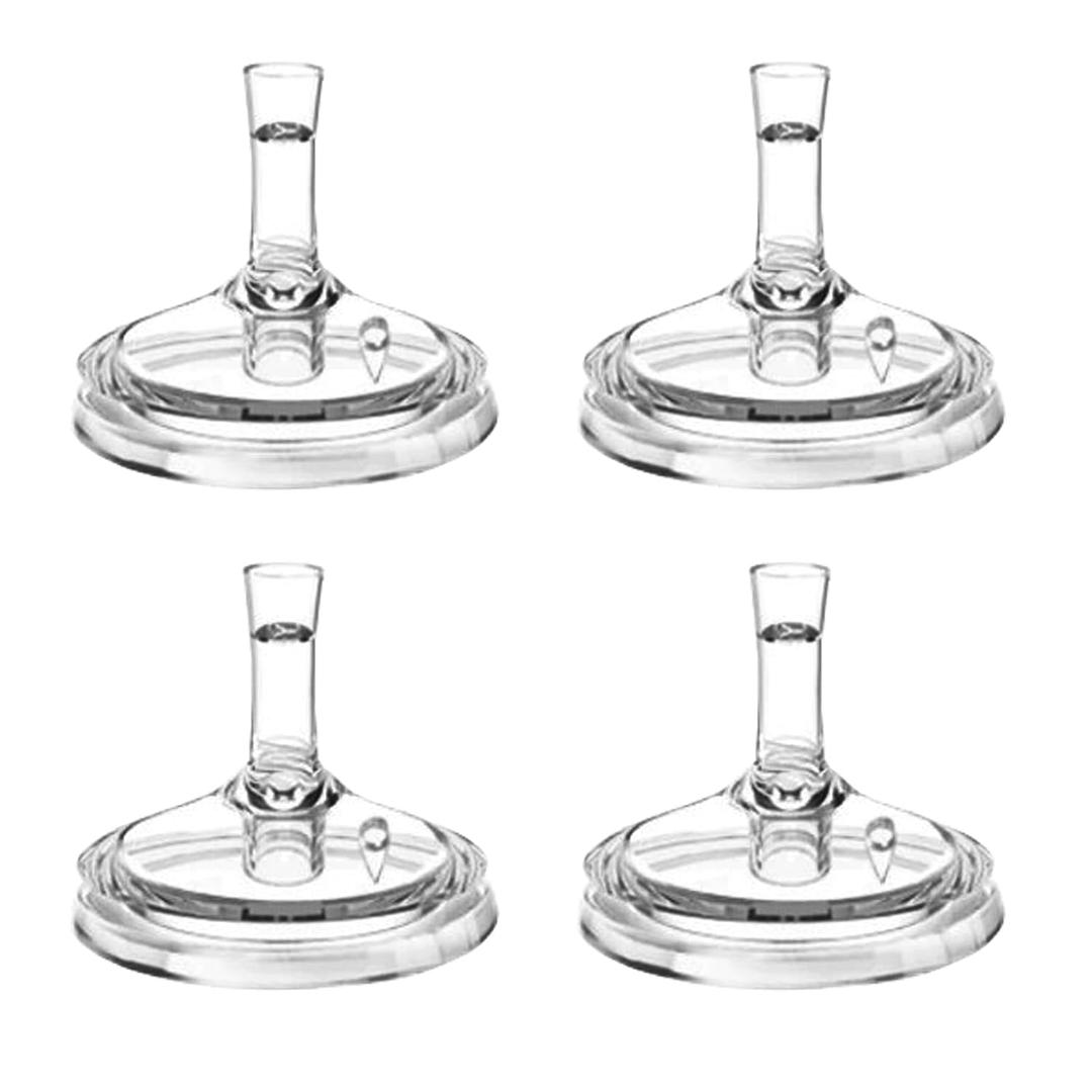 Sippy Straw Nipples for Philips Avent Natural Baby Bottles Soft Silicone Trainer Nipple for 8M+ Babies, BPA-Free, Spill-Resistant, Pack of 4