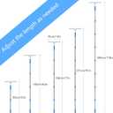 15 Feet High Reach Window Cleaning Kit with Extension Poles, Window Cleaner Tool with 14 Silicone Squeegee, Microfiber Scrubber & Cloth, Window Washing Equipment for Indoor/Outdoor Windows