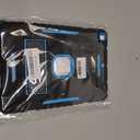 Case for iPad 9th/8th/7th Generation 2021/2020/2019(10.2 inch), Heavy Duty Military Grade Shockproof Rugged Protective 10.2" Cover with Built-in Stand for iPad 9 8 7 Gen (Black+Blue)