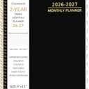 2026-2027 Monthly Planner 2 Year Monthly Planner/Calendar 2026-2027, 24 Months Calendar Planner Jan 2026  Dec 2027, 9" x 11", Tabs, Double-Side Pocket, Holidays, Thick Paper
