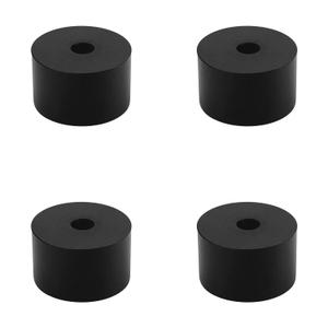4 PCS Multi Purpose Rubber Spacer, 2" OD x 1/2" ID x 1-1/5" Thickness Rubber Washers for Screws, Anti Vibration Pads for Bolts, Car, Boat, Home (50 * 12 * 30mm)