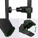 Golf Cart Tablet Holder, Length Adjustable/360 Rotatable Golf Cart Pole Stand Clamp for iPad Pro 11 12.9, Galaxy Tab, 4-13'' Devices, Heavy Duty Golf Tablet Phone Mount, Square Clip