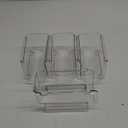 Pack of 4 Bottle Rack, Fridge Organizer Bottle Rack, Stackable Wine Rack Plastic Bottle Holder
