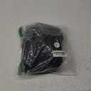 GRAPENT Denim Dress for Women Babydoll Tiered Short Sleeve Button Down Jean Shirt Dresses Vintage Black S