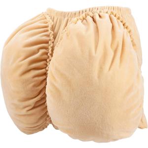 Hotop Fake Butt Halloween Costume Accessories Costume for Adults Big Butt Suit Old Lady Costume for Halloween Cosplay Dress Party, Solid Nude Color