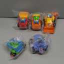 TINOTEEN Baby Toy Cars for 1 2 3 Year Old, 4 Pack Toddler Friction Powered Cars Push and Go Car Toys Baby Construction Vehicles