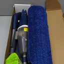 Microfiber Spray Mop for Floors Cleaning: Wet Dry Hardwood Floor Mops with 3 Washable Reusable Pads for Swiffer Powermop - Flat Mop with Sprayer for Tile Wood Laminate Vinyl Marble (Dark Blue)