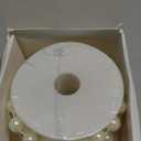 12mm Pearl Beads String, Ivory Pearls for Crafting Imitation Decorative Beads Garland 5.5 Yds, Wedding Party Valentine Christmas Tree Decorations (12mm/4.9m)