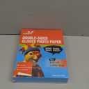 Uinkit 200 Sheets Double Sided Photo Paper Glossy 8.5x11 54lbs Inkjet for Dye Ink 200Gsm Value Bulk Pack Picture 8.5 x 11 9.5Mil for Inkjet Printing Printer (200sheets, 8.5x11)