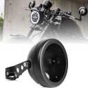 SKTYANTS 5 3/4" 5.75 Inch Motorcycle Headlights Housing Bucket Headlight Mount for Motorcycle HeadlightBlack