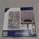 FloorPops 12-in by 12-in Charcoal REO Peel & Stick Floor Tiles, FP4947