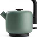 Fellow Clyde Electric Kettle - 1.5 Liter Capacity - Modern Twist On Stovetop Design, All-Purpose, Stainless Steel - Warm Water for Ramen, Oatmeal, Tea, Coffee & more - Large Capacity - Smoke Green