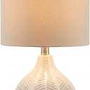 Signature Design by Ashley Rainermen Ceramic Table Lamp, 21", Off White
