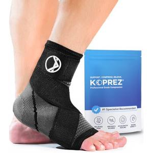 Koprez Plantar Fasciitis Sleeve - Plantar Fasciitis Relief, Plantar Fasciitis Socks, Ankle Compression Sleeve, Ankle Support for Women, Plantar Fasciitis Brace, Ankle Sleeve, Ankle Support Men XXX-Large
