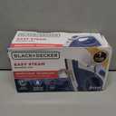 BLACK+DECKER Easy Steam Compact Iron for Clothes, Automatic Shutoff, Nonstick Plate, Light Weight, 1200 Watts (Standard)