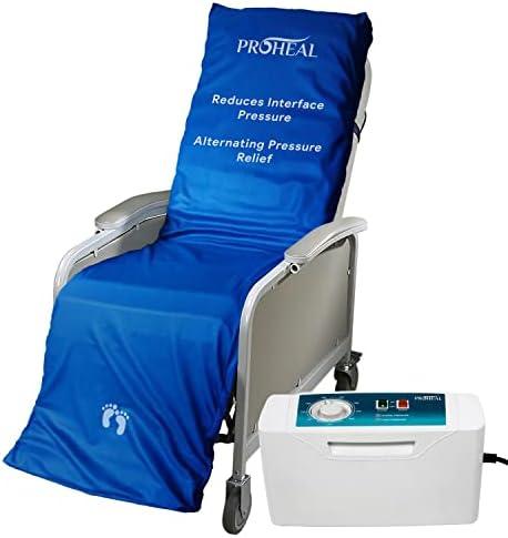 Inflatable Geri Chair Cushions - Reclining Chair Medical Pressure Pad for Sores - Alternating Pressure and Weight Distribution - 20" x 69" x 3"