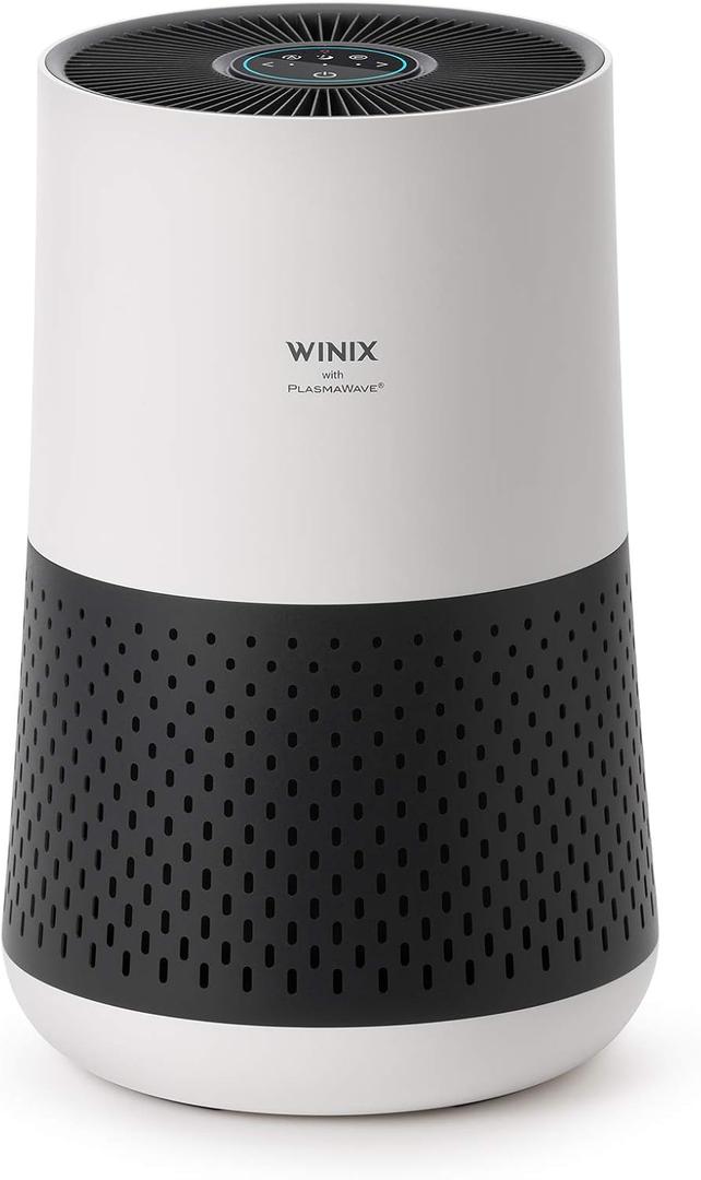 WINIX A231 Air Purifier for Bedroom Up to 1110 Ft in 1 Hr With Air Quality Monitor, True HEPA, Carbon Filter and Auto Mode, Captures Pet Allergies, Smoke, Dust (White/Charcoal Gray)