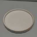 Plant Tray for Pots - Ceramic Plant Saucer for Indoors Outdoors 7.5 Inch Plant Water Catcher Tray Plant Drainage Dray Decorative Flower Pot Saucer Plant Plates to Catch Water White