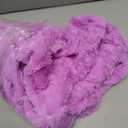 Bean Bag Chair for Adults Kids No Filling Soft Round Bean Bag Couch Lazy Sofa Cover Love Sack for Bedroom Reading Chair, 3.5FT, Purple