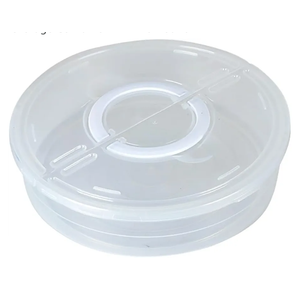 Pie Storage Container Pizza Storage Container Round Pie Carrier Pastry Container Reusable Food Storage Container with Lid Round