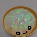 Glitter Dumpling, 2026 New Glitter Dumpling Squishy Box, Stress Relief, Soft Squeeze Decompression Dough for Stress Relief (Transparent)