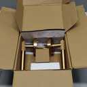 Asidrama 4 Pack Champagne Bronze Privacy Door Handles, Door Lever with Door Knobs Indoor for Bedroom or Bathroom, Heavy Duty Door Handles Interior with Locks for Left Right Sided Doors