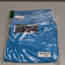 SLIM-SATION Women's Pull on Solid Crop with Real Front & Back Pockets & Straps, Bright Turquoise, Size 18