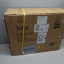 DMI Drop Arm Portable Toilet Commode, Extra-Wide Seat, 500 Pound Weight Capacity, Bucket with Lid Included, Adjustable Legs, Elderly Assistance Products, Grey