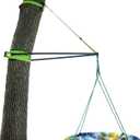 Slackers Build-A-Branch Tree Swing Hanging Kit  Turn Any Healthy 12"+ Diameter Tree into a Swinging Tree  Secure Outdoor Mount for Backyard Tree Swings