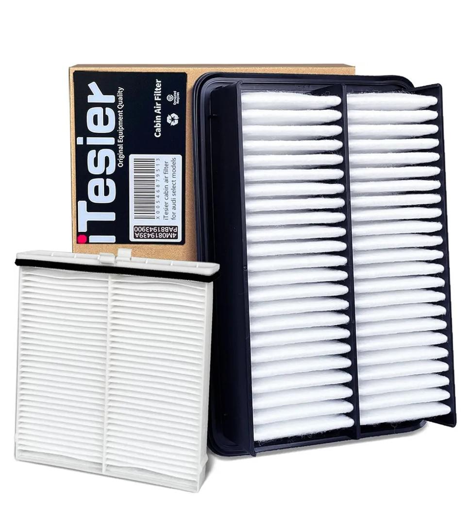ITESIER Cabin Engine Air Filter for Mazda CX30 CX30 (2020 2021 2022 2023 2024), Mazda 3 (20192024), Replaces PAJ8133A0A, PAH9133A0A, BDGF61J6X