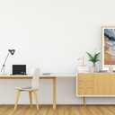 sea Abstract Wall Art Oak Wood Beach Frame Wall Art, 8X10 inch Spanish Retro Travel City Poster Canvas Print, Classic City Landmark, Suitable Bedroom for Living Room