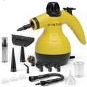 Steam Cleaner, Handheld Steam Cleaner for Home, 16-Piece Steam Cleaner Kit with Automatic Steam Switch, Steamer for Kitchen, Bathroom, Car, Living Room and Multi-Surface Deep Cleaning (Yellow)