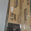 Juyace 300W LED Parking Lot Light with Slip Fitter Mount Pole Flood 5000K IP65 Waterproof Commercial Street Dusk to Dawn Photocell Lighting 100-277V