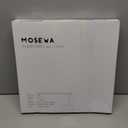 Mosewa Wall Clock 14 Inch Black Battery Operated Silent Non Ticking Simple Minimalist Rose Gold Numbers Decorative for Bedroom Living Room Kitchen Home Office