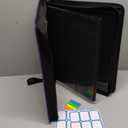 GEAoffice Waterproof Top Loader Binder Holds 324 Cards, Side Loading 9 Pocket Card Binder for Toploader, PU Leather Card Collection Album Folder Holder for 3"4" Rigid, MTG, TCG, Sports Cards, Purple