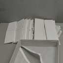 DIMJ Drawer Organizer Clothes 15 Pack - Foldable Baby Organizers and Storage & Dresser Organizer for Bedroom, Closet - Nursery Organization Dresser Dividers for underwear, Sock,Bra, Belt, Tie, White