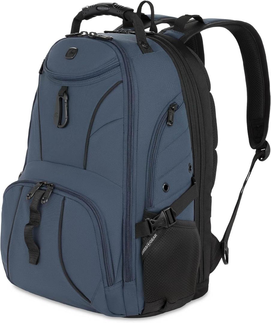 SwissGear 1900 Scansmart TSA 17 Laptop Backpack, Blueberry, 19-Inch
