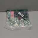 Disposable Makeup Applicators Kit with Triangle Puff Mixing Palette, Artist Supplies Disposable Mascara Wands, Lip Brushes, Hair Clips Powder Puffs for Face with Storage Box (Black and Pink)