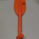 OCEANBROAD Telescoping Emergency Paddle 21''-42''Assembling Required/26''-54'' Aluminium Shaft for Kayaking Boating Canoeing River Tubing (Orange)
