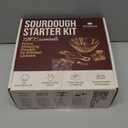 Superbaking Sourdough Starter Kit, 9" Round Banneton Bread Proofing Basket Set, Sourdough Bread Baking Supplies, Sourdough Tools with Silicone Bread Sling, Bread Making Tools, Baking Gifts