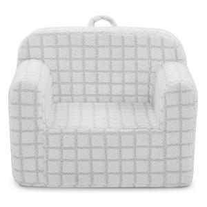 Delta Children Checkered Cozee Chair, Grey