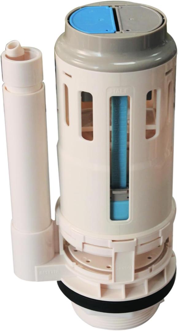 3" Dual Flush Valve Kit Fits for Project Source Two-Piece Toilets, Compatible With Glacier Bay Valves Repair Parts, 9.25in Height Toilet Flush Valve Replacement for FLUIDMASTER