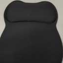 EooCoo Ergonomic Mouse Pad with Wrist Support, Mousepad with Memory Foam Wrist Rest and Non-Slip Base for Computer, Cafe, Home & Office, 9.64 x 8.26 in Office Desk Accessories (Black)