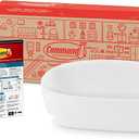 Command Shower Caddy with Water Resistant Command Strips, Frosted, Easy to Open Packaging Bathroom Organization