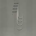 FYY Over The Door Hooks, 4 Pack Upgraded Long Door Hangers Hooks with Rubber Prevent Scratches Heavy Duty Organizer Hooks for Hanging Clothes, Towels, Hats, Coats, Bags White