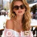 JOLISU Bifocal Sunglasses Reader - 3 Pack Lightweight Oversized Classic Style for Women Reading W/UV 400 Protection