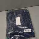 Huang's Women's High-Rise Wide Leg Jeans with Side Stripe, Medium Wash Denim, Black Stripe Detail