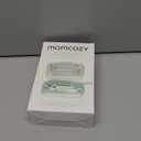 Momcozy Bottle Brush Set - Baby Bottle Cleaner Kit with Silicone Brush, Nipple Brush, Straw Brush, Soap Dispenser, Drying Rack - 7 in 1 Bottle Cleaning Tool for Home and Travel, Green (Classic Style)