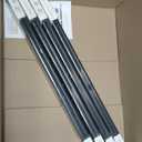 22 inch Ball Bearing Drawer Slides 6 Pairs (12pcs) - 100LB Capacity, Full Extension Side Mount Slides for Kitchen Cabinets, Wardrobes, Office Furniture (Black 22inch)